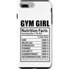 Funny Nutrition Facts Fitness Workout Custodia per iPhone 7 Plus/8 Plus Palestra Ragazza Fatti nutrizionali Allenamento Fitness Divertente