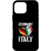 Germany Italy Flag Custodia per iPhone 16 Pro Max Germania Italia