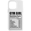Funny Nutrition Facts Fitness Workout Custodia per iPhone 14 Pro Max Palestra Ragazza Fatti nutrizionali Allenamento Fitness Divertente