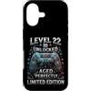 22 Years Old Gamer Birthday Gifts Appare Custodia per iPhone 17 22 ° compleanno Gamer Level 22 Videogiochi sbloccati