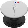 France Day Patriotic gifts for French Ab Francia, bandiera francese, palo, francia vintage PopSockets PopGrip Adesivo