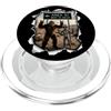Studio Umoristico Stravagante Design Umoristico di Bigfoot e Alieno a 15 Miglia da Area 51 PopSockets PopGrip per MagSafe