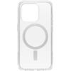 OtterBox Cover per iPhone 15 Pro Symmetry Clear per MagSafe,resistente a shock e cadute ;sottile,testata 3x norme MIL-STD 810G, Trasparente