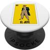 Funny Mexican Pride Designs Funny Mexican Pachuco Boss Design - El Jefe PopSockets PopGrip Adesivo