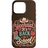 Teacher & Classroom Co. Custodia per iPhone 16 Pro Western Back To School Cowgirl Insegnante Studente Vibe