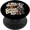 Great Dane designs Divertente amante dei cani proprietario alano PopSockets PopGrip Adesivo