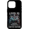 22 Years Old Gamer Birthday Gifts Appare Custodia per iPhone 16 Pro 22 ° compleanno Gamer Level 22 Videogiochi sbloccati