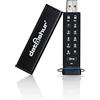 iStorage datAshur 8 GB Secure Flash Drive Password protected Dust & Water Resistant Portable Hardware Encryption