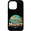 Marshall Islands Souvenir Gift Custodia per iPhone 13 Pro Vintage Majuro Isole Marshall viaggio punto di riferimento regalo
