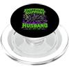 Emotional Support Husband Please Do Not Bootleg Meme Supporto emotivo Marito non animale domestico divertente PopSockets PopGrip per MagSafe
