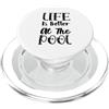 Life Is Better At The Pool La vita è migliore in piscina PopSockets PopGrip per MagSafe