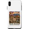 Atomic Gorilla Custodia per iPhone XS Max Nuovo Messico Acquerello Paesaggio Southwest Viaggi Design
