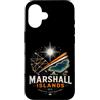 Marshall Islands Souvenir Gift Custodia per iPhone 16 Souvenir da viaggio vintage delle Isole Marshall