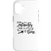 Fraxoweb Custodia per iPhone 16 Even Miracles Take a Little Time Inspirational Love Citazione