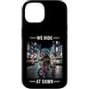 Night Rad Raccoon Co. Custodia per iPhone 14 We Ride At Dawn Raccoon Triciclo City Rider