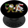 Poland Zambia Heritage Bandiera Polonia Zambia Radici polacco-zambiane Eredità PopSockets PopGrip Adesivo