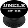 Uncle Est. 2000 Volleyball Uncles Day Re Zio di Pallavolo Dal 2000 Compleanno dello Zio Vintage PopSockets PopGrip Adesivo