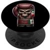 Ancient Boxing Pride Guantone da boxe con teschio messicano antico guerriero orgoglio PopSockets PopGrip Adesivo