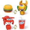 Super Wings Foodie Series Jett-Cola & Golden Boy-Burger Giocattoli 2CPS