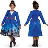Disguise 144679L-EU-6 Disney MARY POPPINS COAT CH S 5-6 Costume per travestimento, ragazze, cartone animato, multicolore