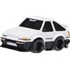 MGA Entertainment CarTuned JDM Tuners Serie 1-1985-87 (AE86) Sprinter Trueno GT-Apex