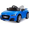 FEBER Audi TT RS Blue R/C, auto elettrica 1 posto, radiocomandata, con dettagli auto: fari con luce, 2 marce, per bambini/e da 3 a 8 anni, Famosa (800013441)