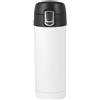 Zelected Thermos isotermico da 300 ml in acciaio inossidabile| Zelected Push | Mantiene il caldo per 6 ore e il freddo per 12 ore|Coperchio con chiusura a chiave, impermeabile e anti-perdita| Bianco