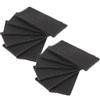 vhbw 12x filtro carbone attivo sostituisce Franke AL180287, 1330038254 per pattumiera - 6,5 x 15,5 x 1,5 cm
