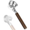 BLUCO 51 mm, filtro per espresso, fondo piatto, adatto per DeLonghi Dedica EC680/685/785/820/850/860/885 Smeg 304, in acciaio inox posizionabile orizzontalmente, pressione e distribuzione uniforme