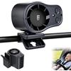 xinrongda Condizionatore d'aria portatile con clip per auto, con display a LED, rotazione a 360°, 199 velocità regolabili, ricaricabile tramite USB, ventilatore per auto, casa, ufficio e scrivania