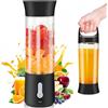 Rainpal Frullatore Personale Portatile, Frullatore USB Ricaricabile da 500 ml con Coperchio Portatile, Tazza per Frullare da Viaggio Senza fili e senza BPA per Frullati e Smoothie