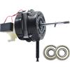 BEAZOOM Motore del ventilatore del filo di rame da 16 pollici 220V per doppio cuscinetto a sfera per ventilatore da tavolo da pavimento per la sostituzione | Bobina di rame puro, Doppio cuscinetto a sfera, Motore sigillato ad alta velocità, Piastre in …