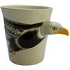 B2SEE Tazza con motivo animale, tazza regalo in ceramica, da cucina, caffè, tè (aquila marina)