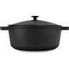 4BIG.fun Pentola In Ghisa Da 6L Con Coperchio Ø 28cm Per Cottura Del Pane, Adatta Per Barbecue A Gas, Forno, Braciere E Tutti I Tipi Di Piani Cottura