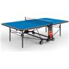 Garlando Tavolo Ping Pong Champion Outdoor - Piano Blu, Con Ruote