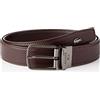 Lacoste Cintura da lavoro reversibile in pelle bovina LB80090 Giappone