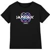 KPOP Demon Hunters Huntrix Huntrx Pastel Logo T-Shirt Bambini, Nero, 3-4 A