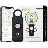 Noyzie Allarme personale per donne con localizzatore GPS - trova persone care tramite app dove è? - allarme di sicurezza ricaricabile USB da 130 dB e indicatore batteria nero GPS