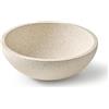 MG Valencia Lavabo Da Appoggio Bagno in Terrazzo Modello VENECIA 35x35x15cm. Lavandino Bagno Da Appoggio Rotondo, Color Bianco, Diametro 35 cm, Altezza 15 cm, Scarico Lavandino 4,5 cm (Bianco)