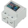 Hosrivae Contatore di energia digitale LCD Utilizzo di energia elettrica con funzione di spegnimento, voltmetro AC170V-300V per la misurazione della corrente e della tensione, KWS-3 (KWS-302)
