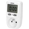 Orno WAT-419 Contatore Energia Elettrica per presa Contatore dei Costi Energetici con Schermo LCD Potenza massima 3680W Contatore di Energia (Tipo francese)