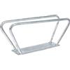 Alberts 692483 Rastrelliera per biciclette singola, disponibile in due versioni, per montaggio a parete, zincata a caldo, portabiciclette con angolo a 90°