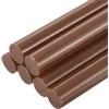 QUARKZMAN 6Pz Stick Colla a Caldo Dimensioni Standard per Pistola per Colle 11mm x 200mm Colla a Caldo Bastoncini Grandi Ricariche, Caffè