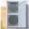 UTOYA Copertura del Condizionatore d'Aria per Esterni, Impermeabile, 600D Panno Oxford, per 4-5-6-10p Mini Pompa di Calore Divisa Condensatore Compressore (Color: Gray)