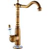 MEIBATH Miscelatore Cucina Rubinetto per Lavello Cucina Ottone Vintage antichi antichi a Caldo a Freddo Rubinetto Miscelatori Cucina