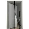 ZZUU Zanzariera Magnetica per Porta，100x270cm (39.37x106.29in) Magnetico Chiusura Automatica Tendina Anti Zanzare ，per Porte Finestre Balcone Soggiorno Mantiene Stanza Traspirante Senza Zanzare-Nera