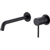 IMEX GLM039/NG MONZA Rubinetto Monocomando Lavello Incasso Bagno Lavabo Miscelatore Vasca Nero Opaco