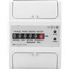 FTVOGUE Contatore elettrico monofase 4P, contatore impulsi 230V Watt Hour Meter 35mm Din Rail Energy Meter
