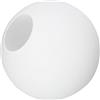INOOMP Paralume in Vetro Smerigliato Bianco per Lampada da Soffitto Foro 5-6cm, Copertura Sfera Rotonda Versatile e Facile da Pulire per Camere e Soggiorni Minimalisti