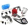 Wiltec Kit accessori per compressore aria 13pz con pistole a spruzzo, ugelli, tubo, attrezzi pneumatici